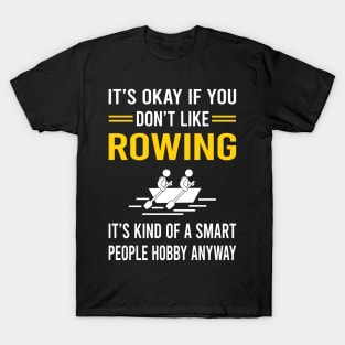 Smart People Hobby Rowing Row Rower T-Shirt